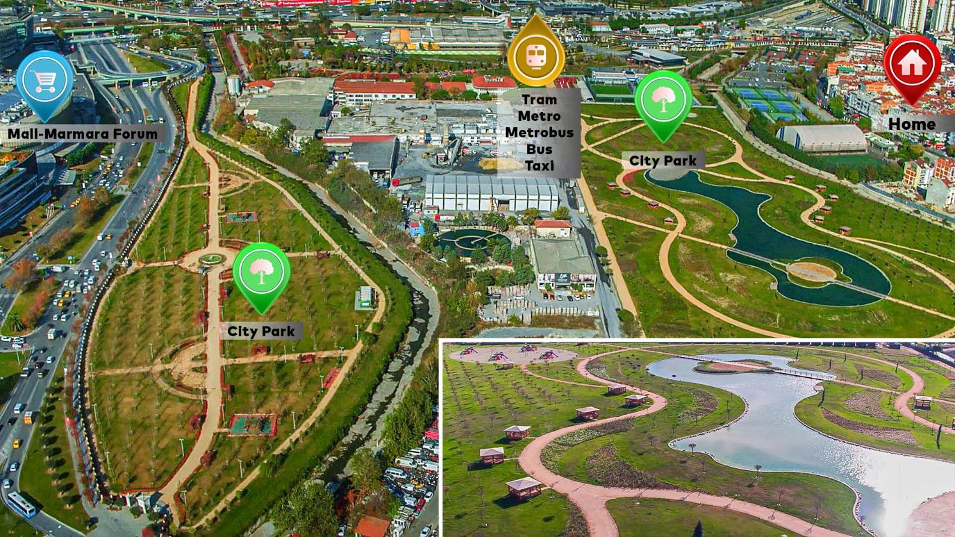 5 Minute Walking Distance Tram-metro-metrobus/1 Minute For Park/10 Minute For Mall Appartamento *